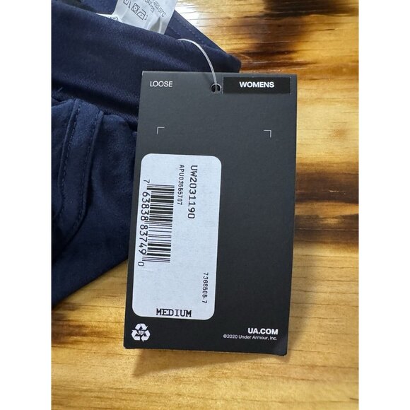 Under Armour Heat Gear Loose Shorts Women’s Size Med Blue Running Sporty Active - Picture 12 of 14